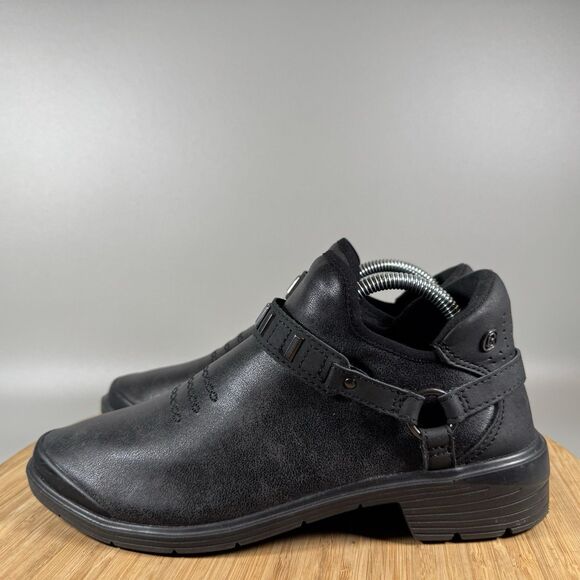 BZees Barista Womens 6 M Ankle Boot Black Slip on Shoes - Picture 3 of 8